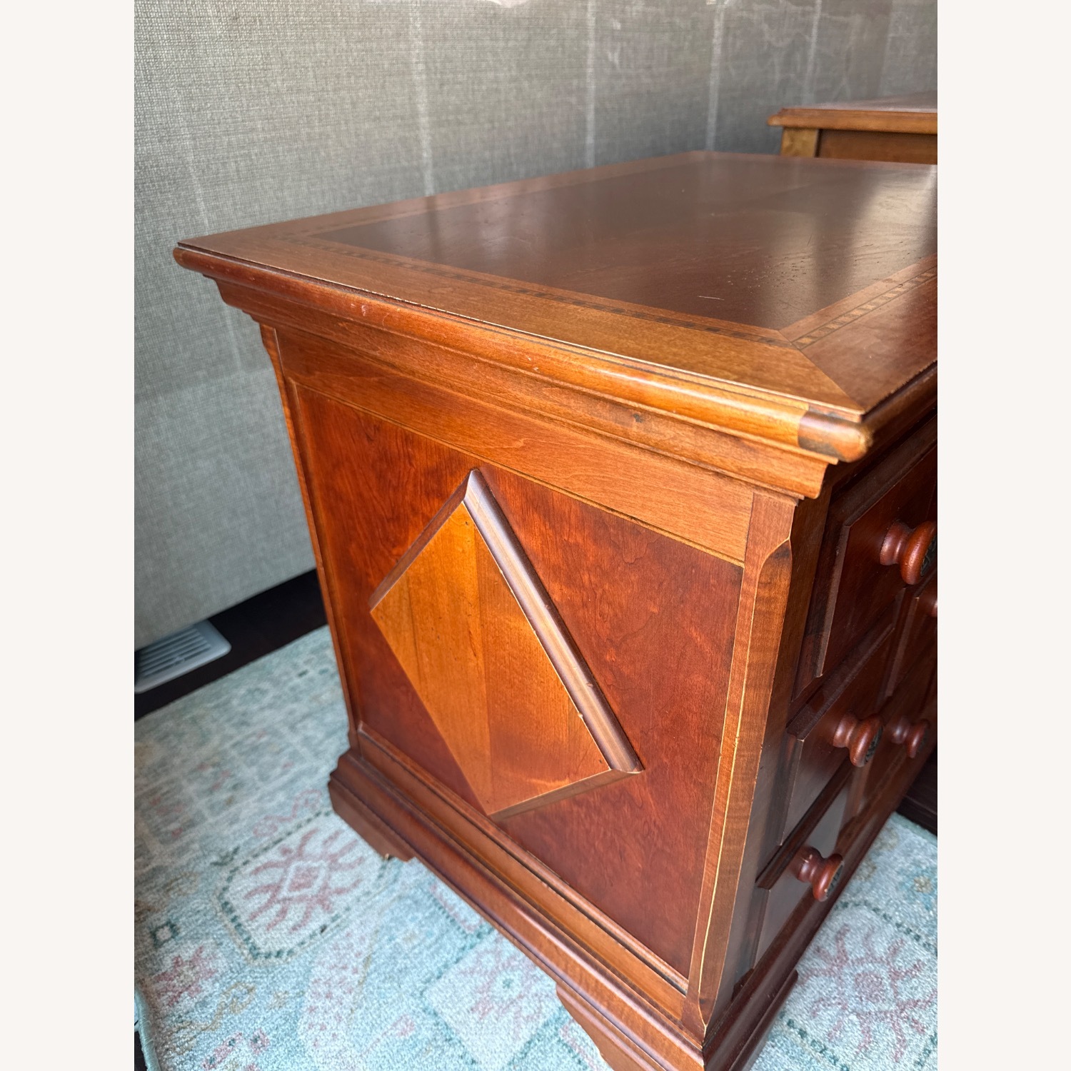 Hammary Dark Brown Wood Nightstand - image-2