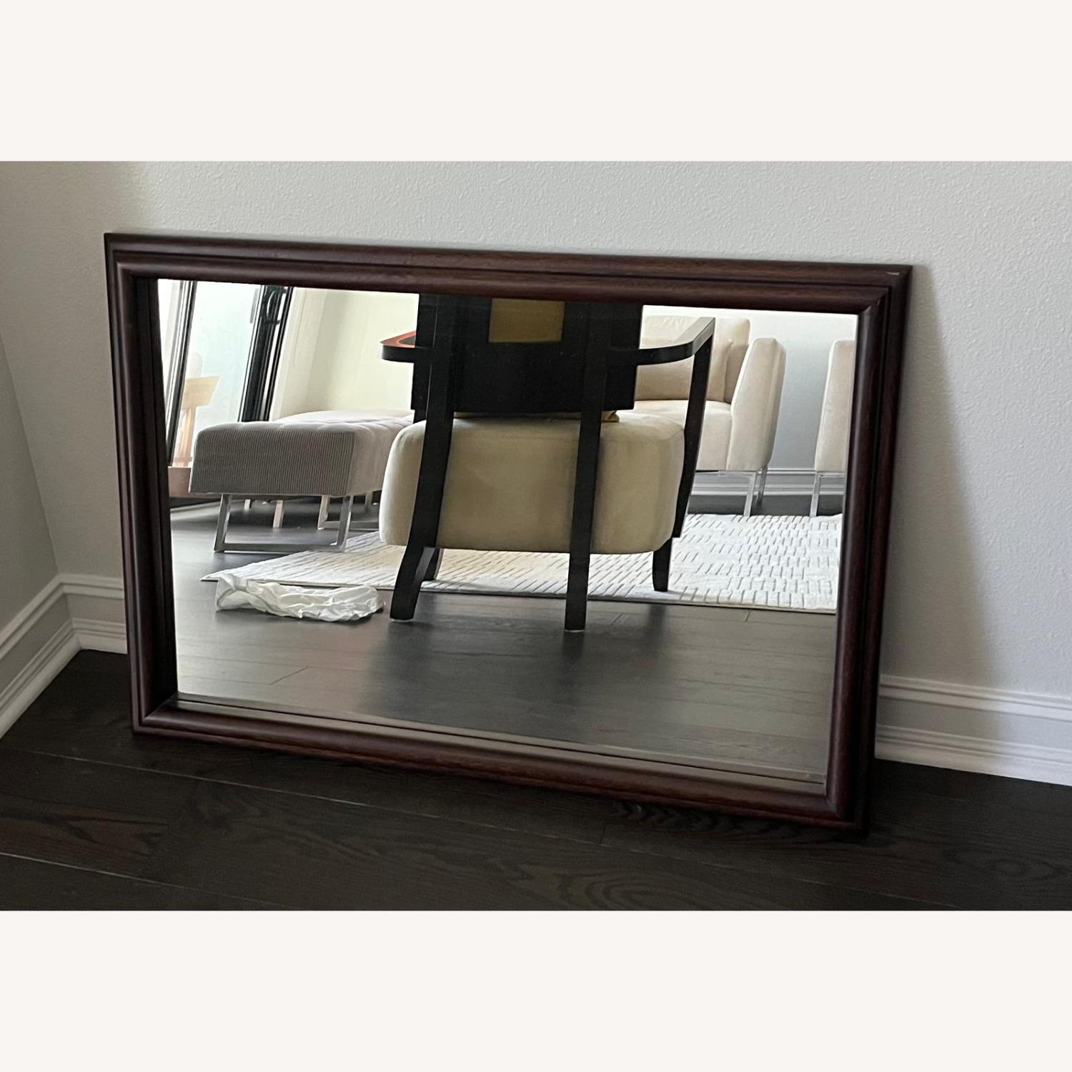 Dark Brown Wood Dresser - image-4