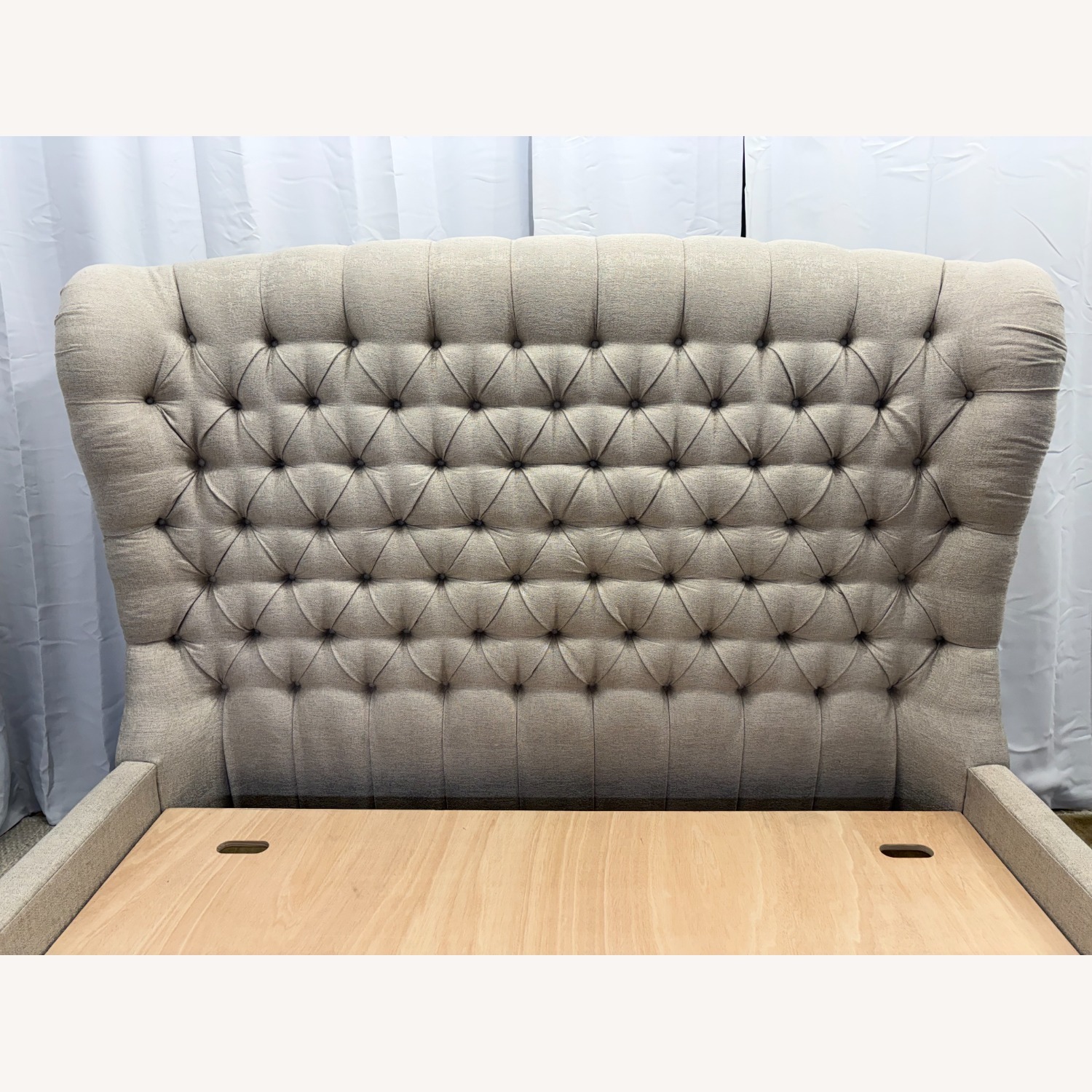 Arhaus Tufted Wingback Upholstered Bed — King - image-12