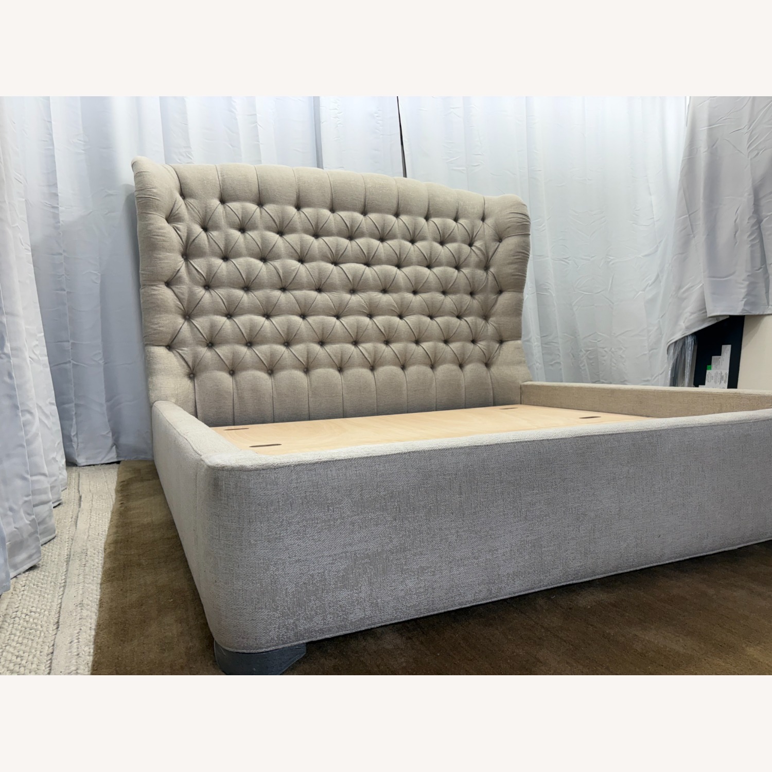 Arhaus Tufted Wingback Upholstered Bed — King - image-2