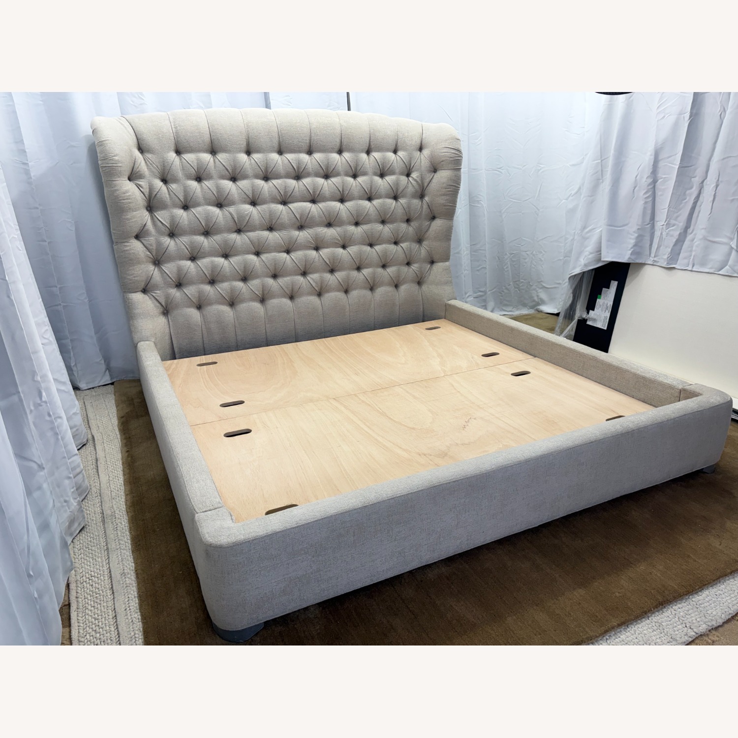 Arhaus Tufted Wingback Upholstered Bed — King - image-16