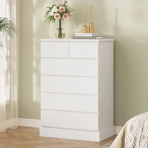 Used Hasuit White Wood Dresser for sale on AptDeco