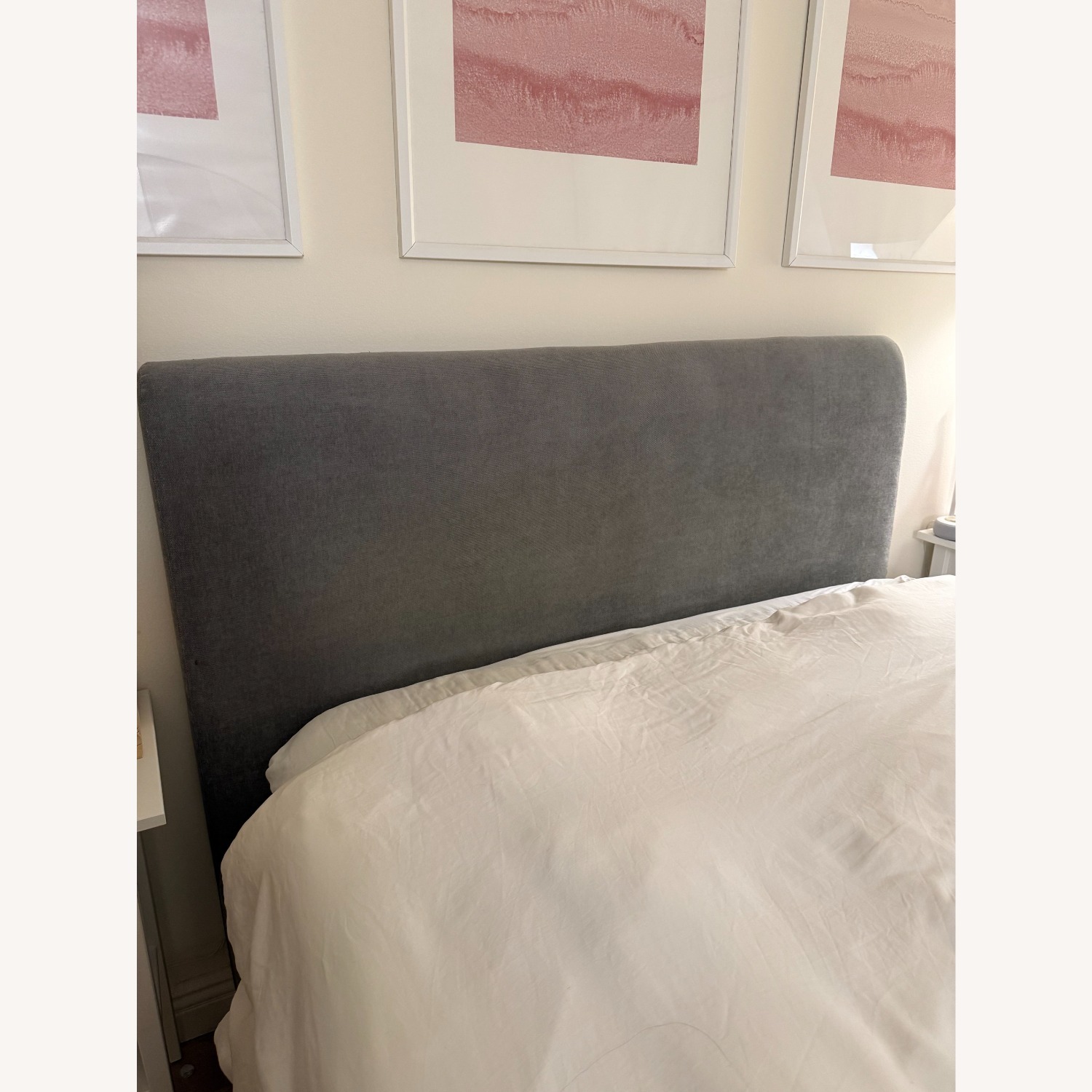 West Elm Andes Side Storage Bed, Mineral Gray Performance Velvet - image-2