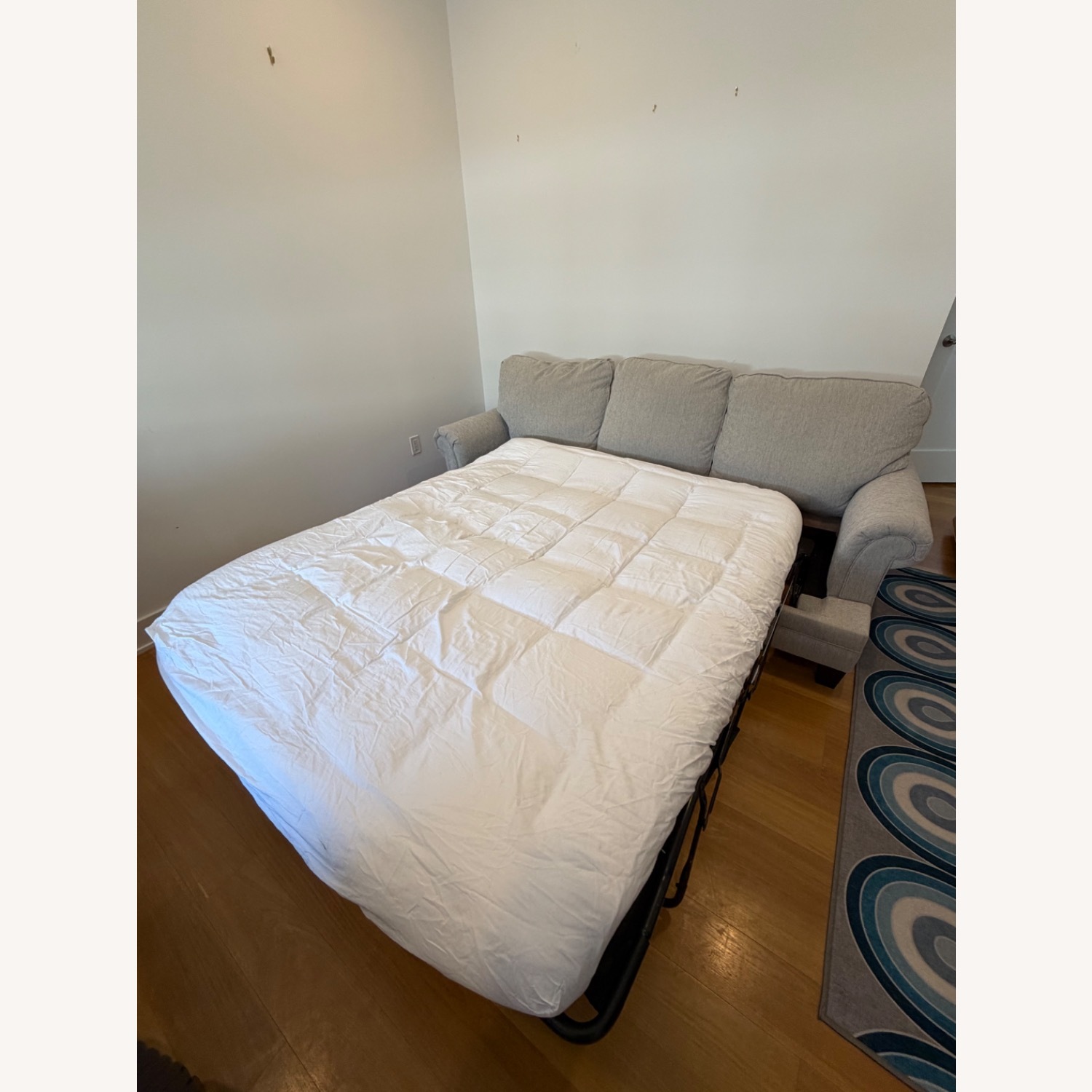 Raymour & Flanigan Meggett Natural Fabric Sleeper Sofa - image-10