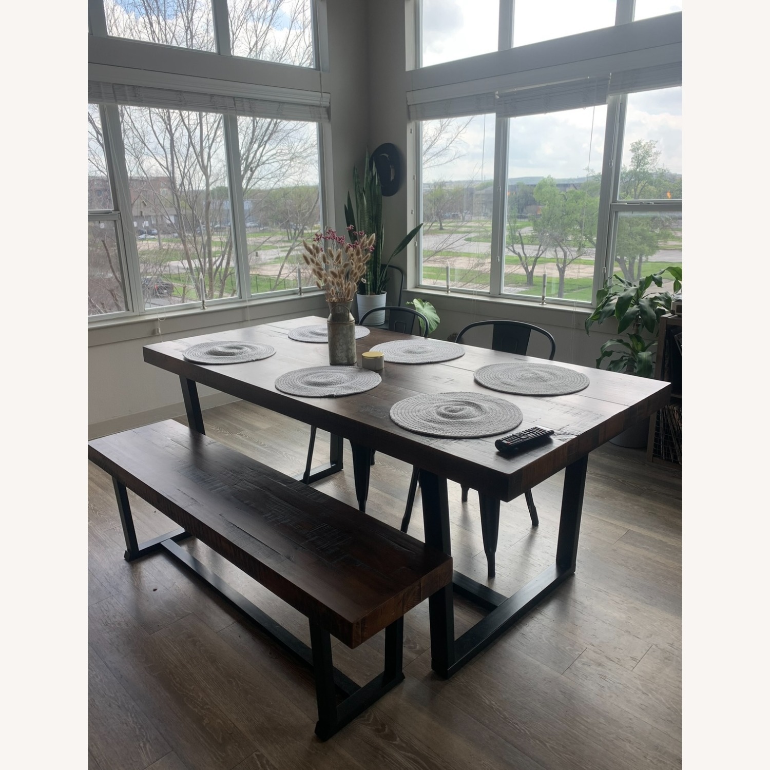 Target Dark Brown Wood Dining Set - image-3
