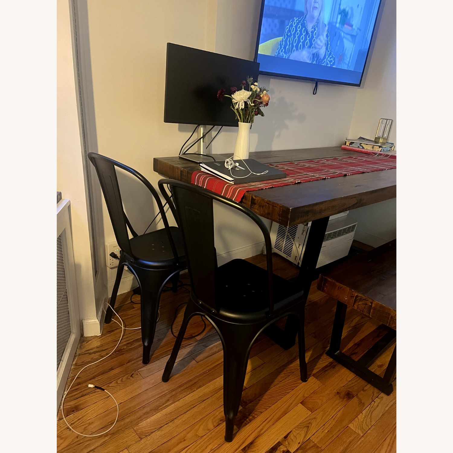 Target Dark Brown Wood Dining Set - image-6