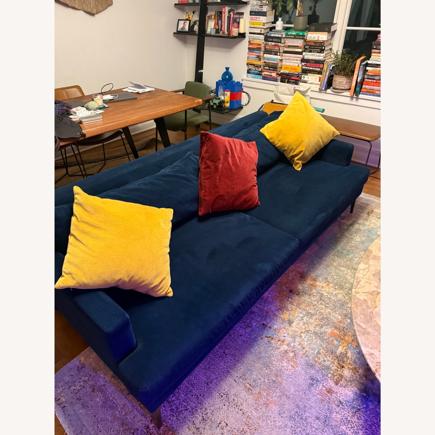 West Elm Andes Sofa + Ottoman - image-2