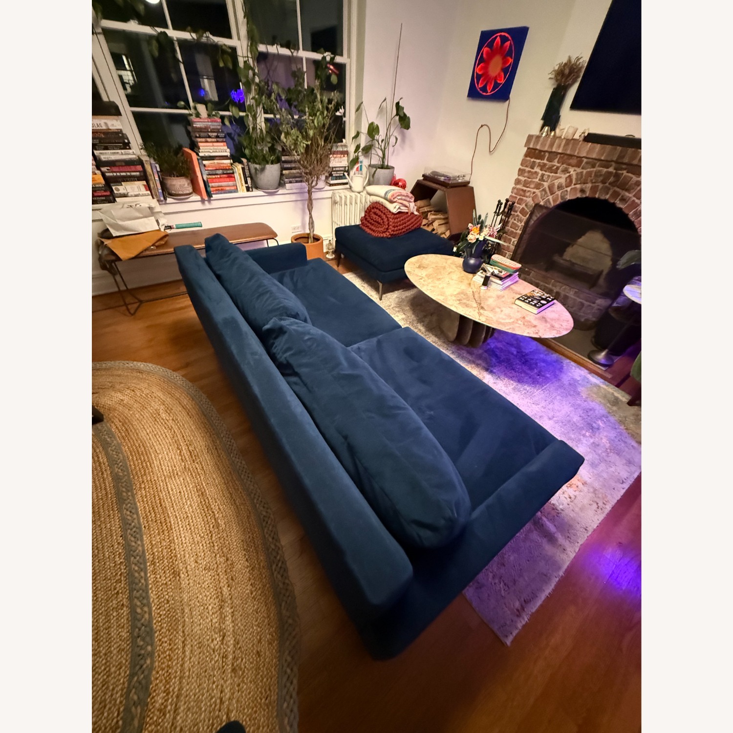 West Elm Andes Sofa + Ottoman - image-4