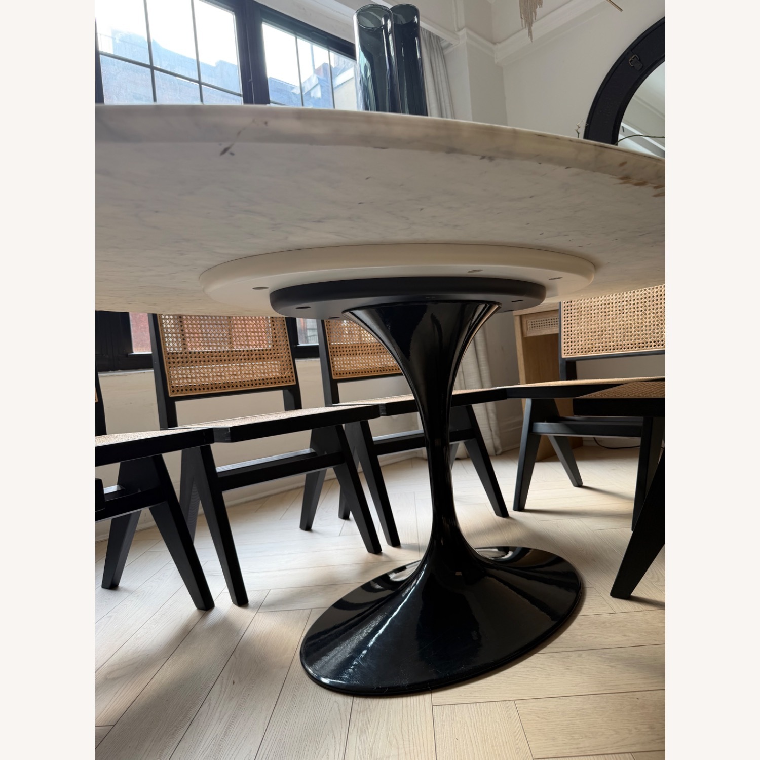 White Marble Dining Table - image-3