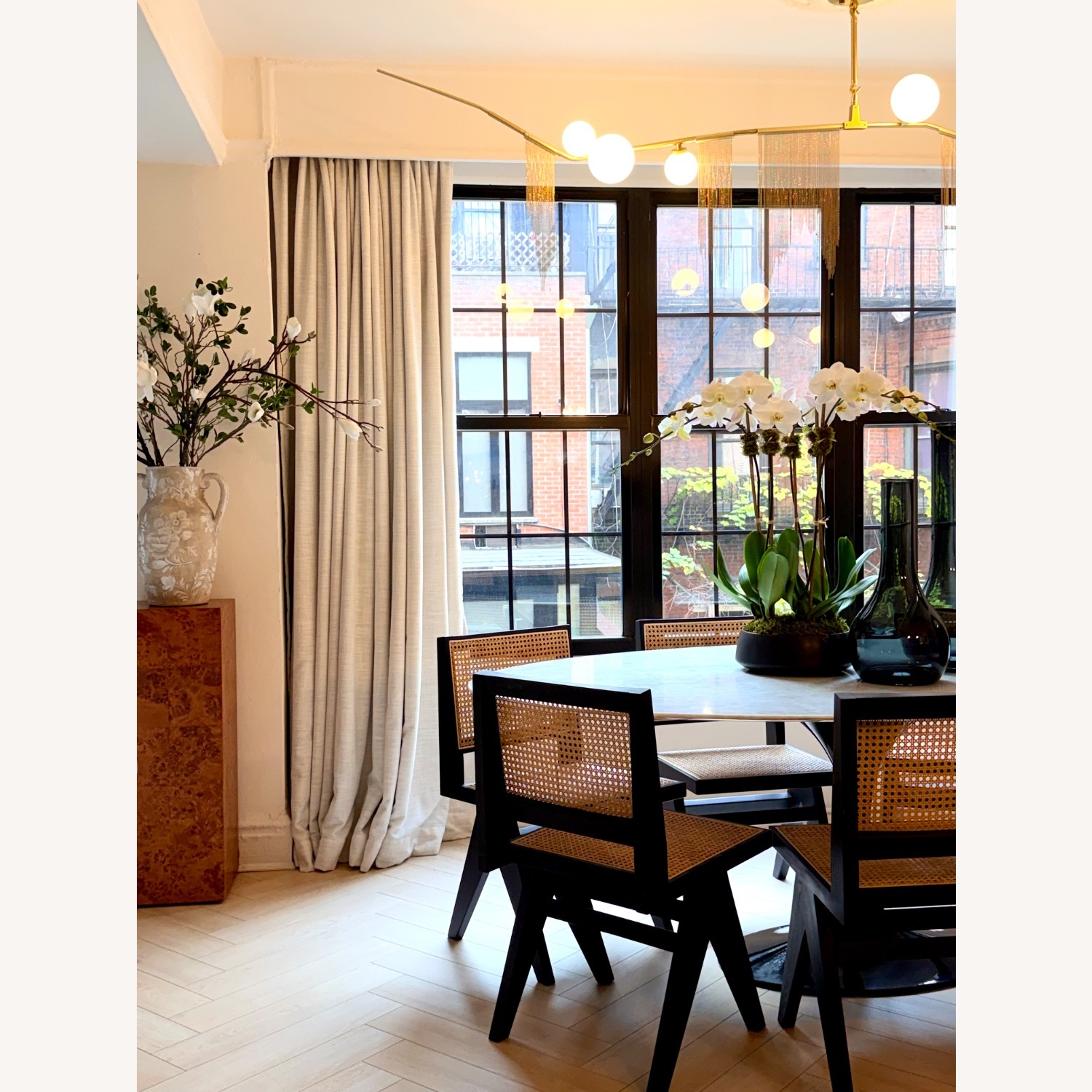 White Marble Dining Table - image-4