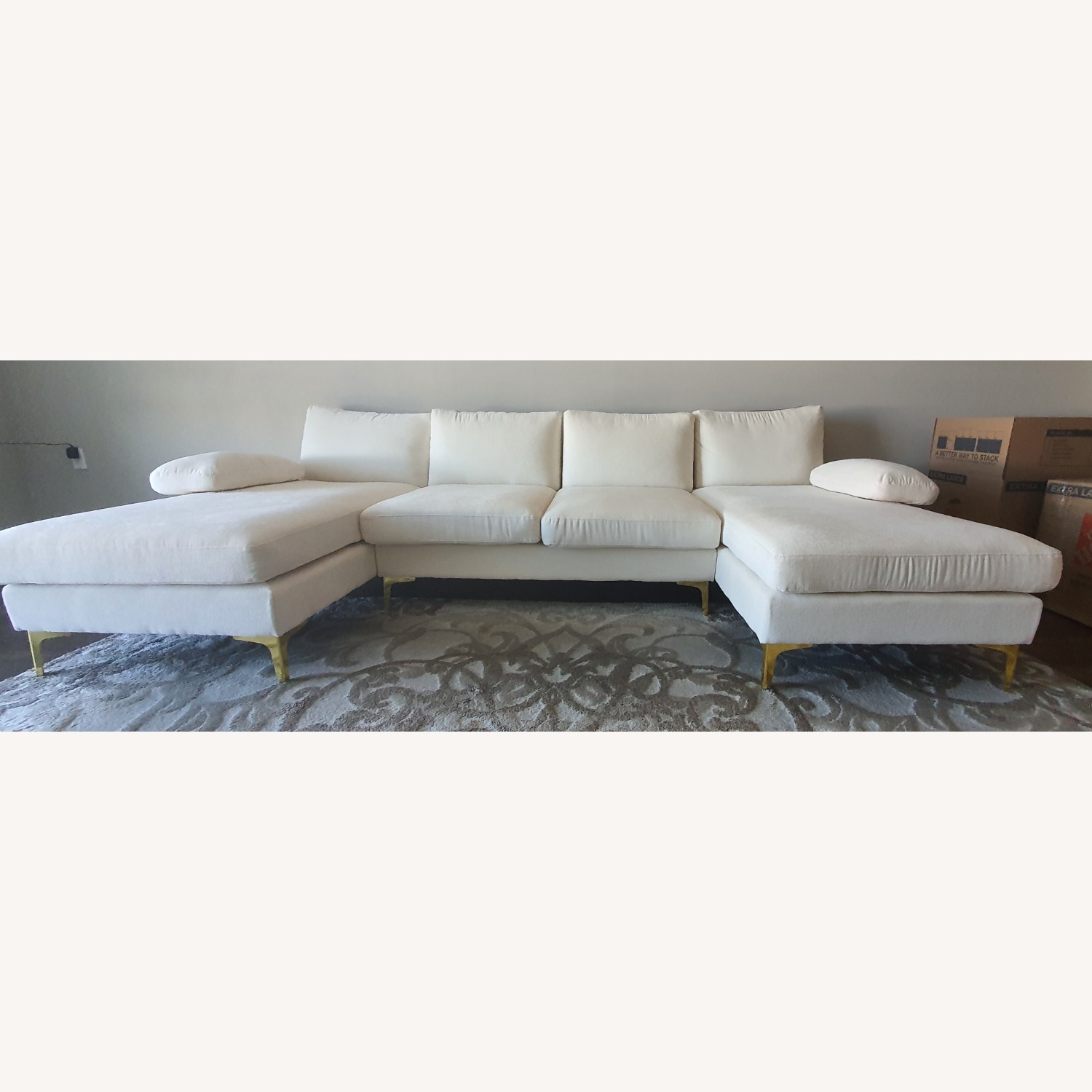 Wayfair White 3+ Piece Sectional - image-3