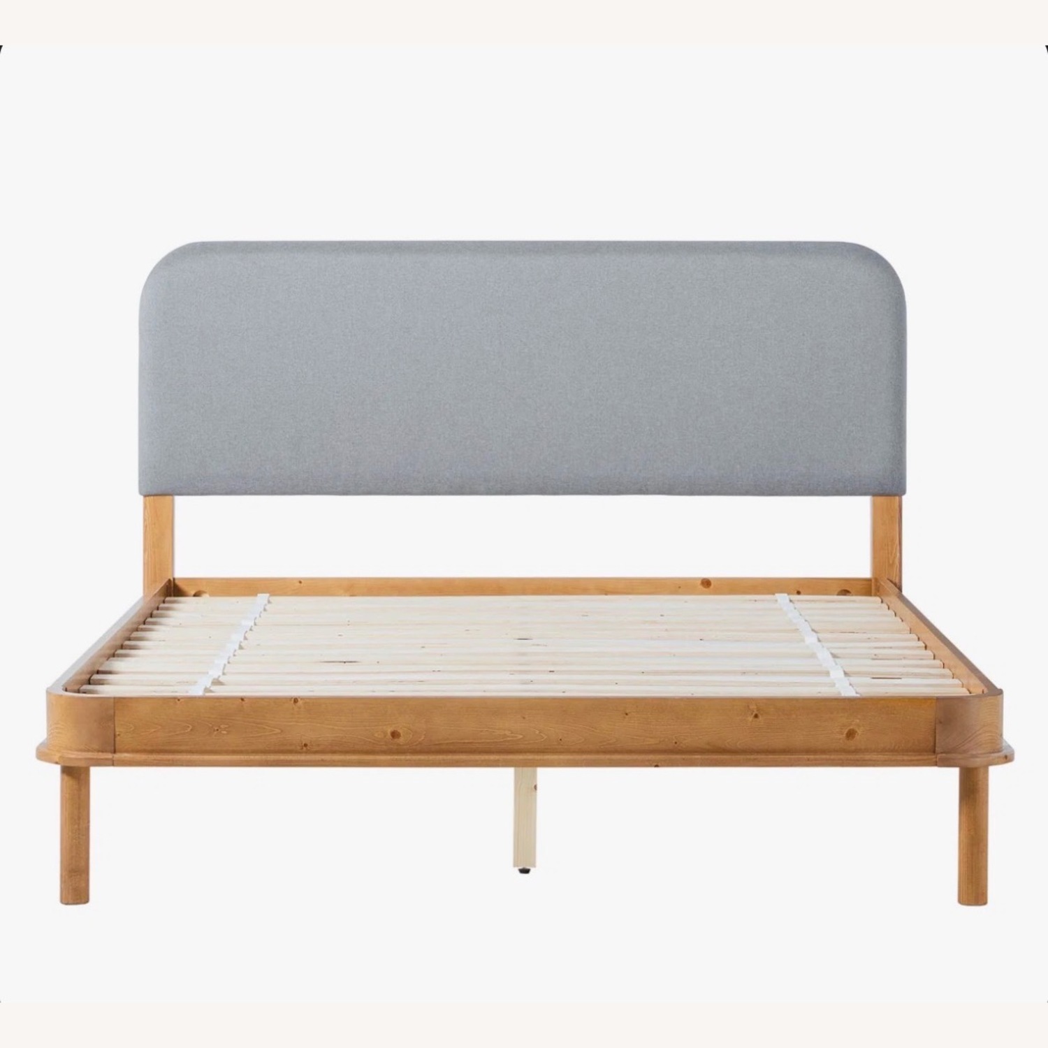 Hokku Designs Natural Wood King Bed - image-1