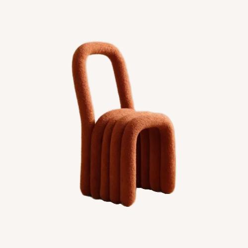 Used Light Brown Boucle Accent Chair for sale on AptDeco