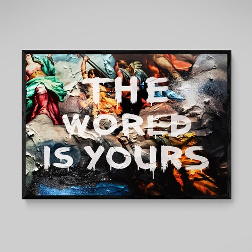 Used The World Is Yours Wall Art for sale on AptDeco