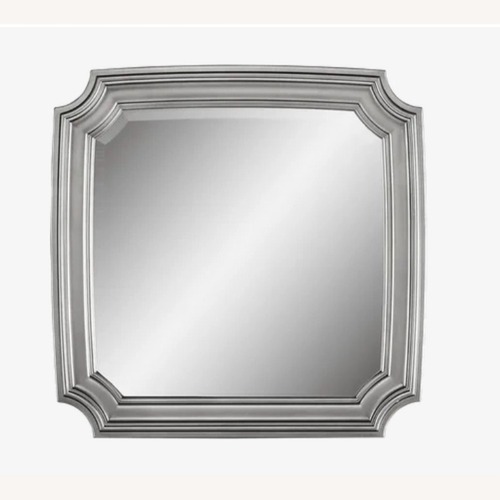 Used Alexi Light Gray Wall Mirror for sale on AptDeco