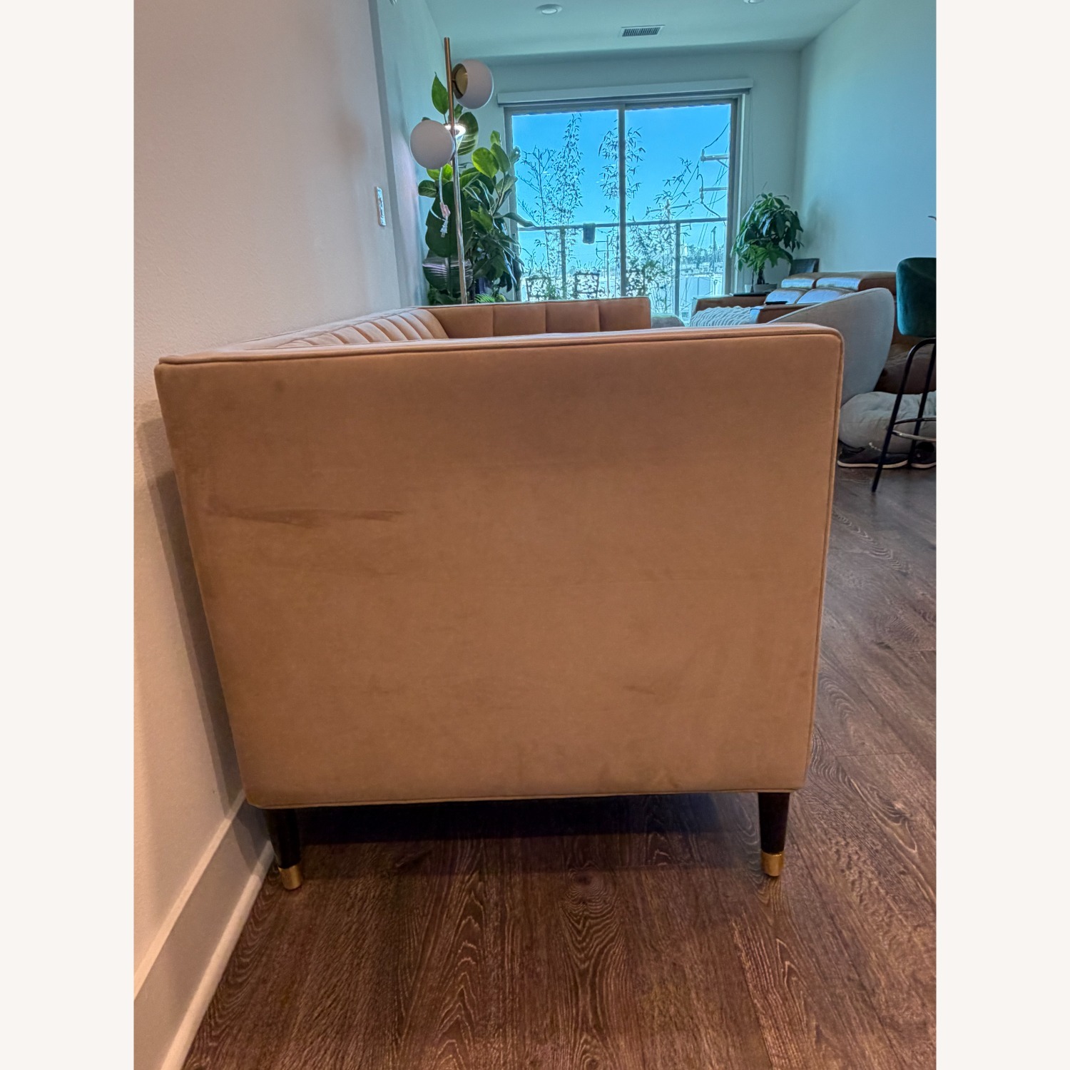 World Market Velvet Loveseat - image-3