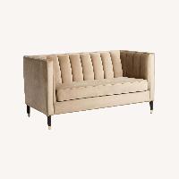 World Market Velvet Loveseat