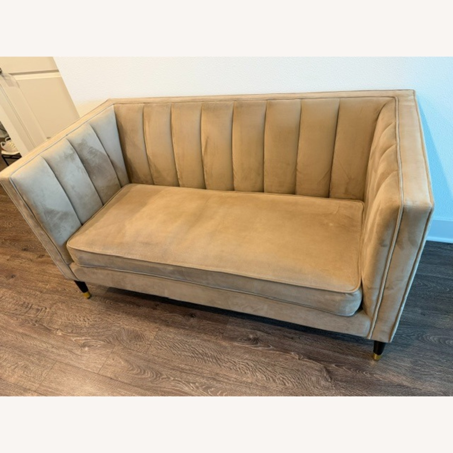 World Market Velvet Loveseat - image-2