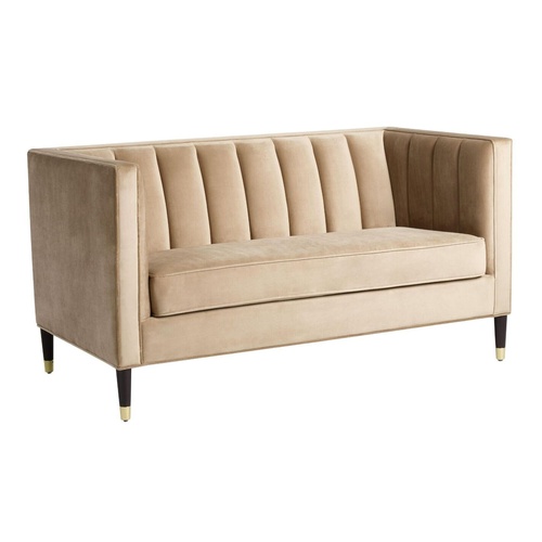 Used World Market Velvet Loveseat for sale on AptDeco