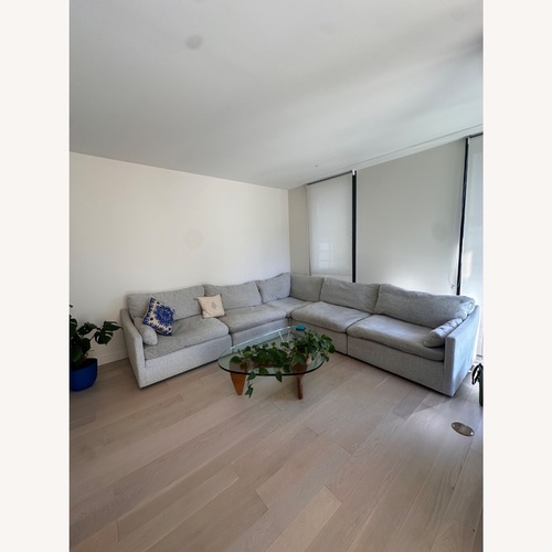 Used Light Grey Modular Sectional Sofa for sale on AptDeco