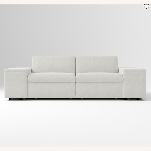 Used West Elm Enzo Reclining Sofa with Storage for sale on AptDeco