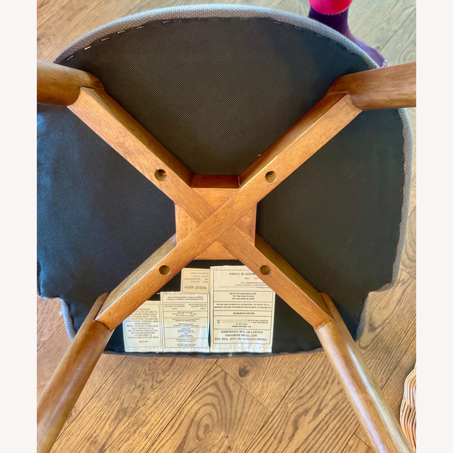 West Elm Saddle Dining Chair - image-6