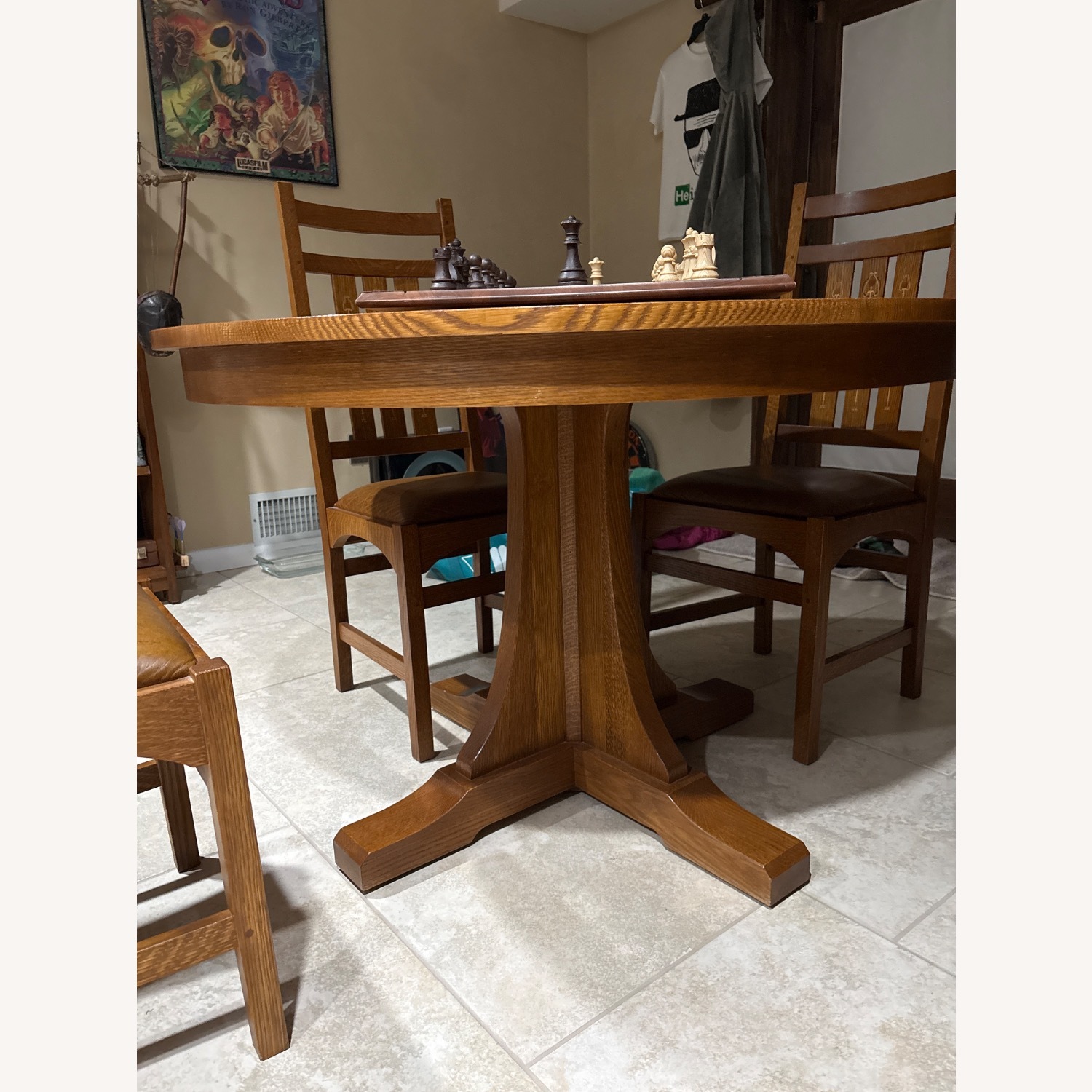 Stickley Dining Table with 4 Chairs - image-2