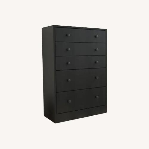 Used China Furniture & Arts Black Wood Chest for sale on AptDeco
