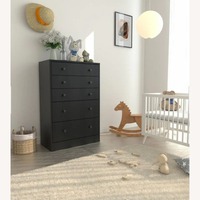 China Furniture & Arts Black Wood Chest