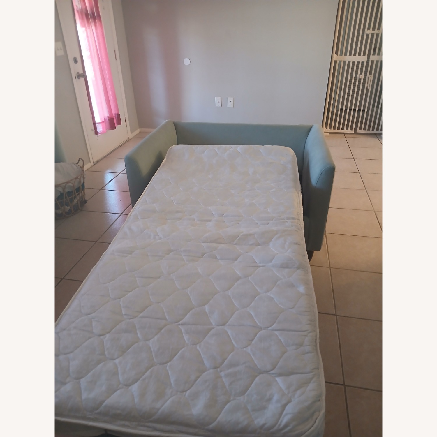 Leggett & Platt Blue Sleeper Sofa - image-2