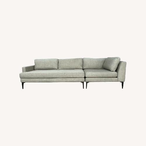 Used West Elm Andes 2 Piece Sectional for sale on AptDeco