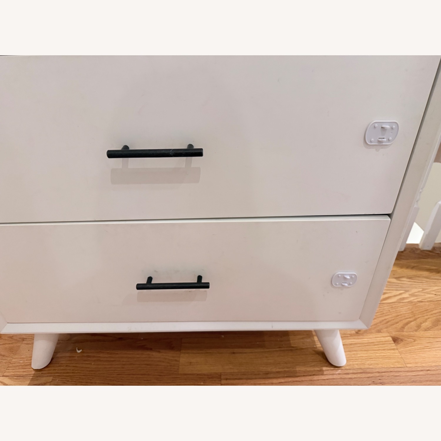 West Elm Kids White Wood Dresser - image-3