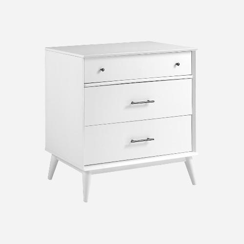 Used West Elm Kids White Wood Dresser for sale on AptDeco