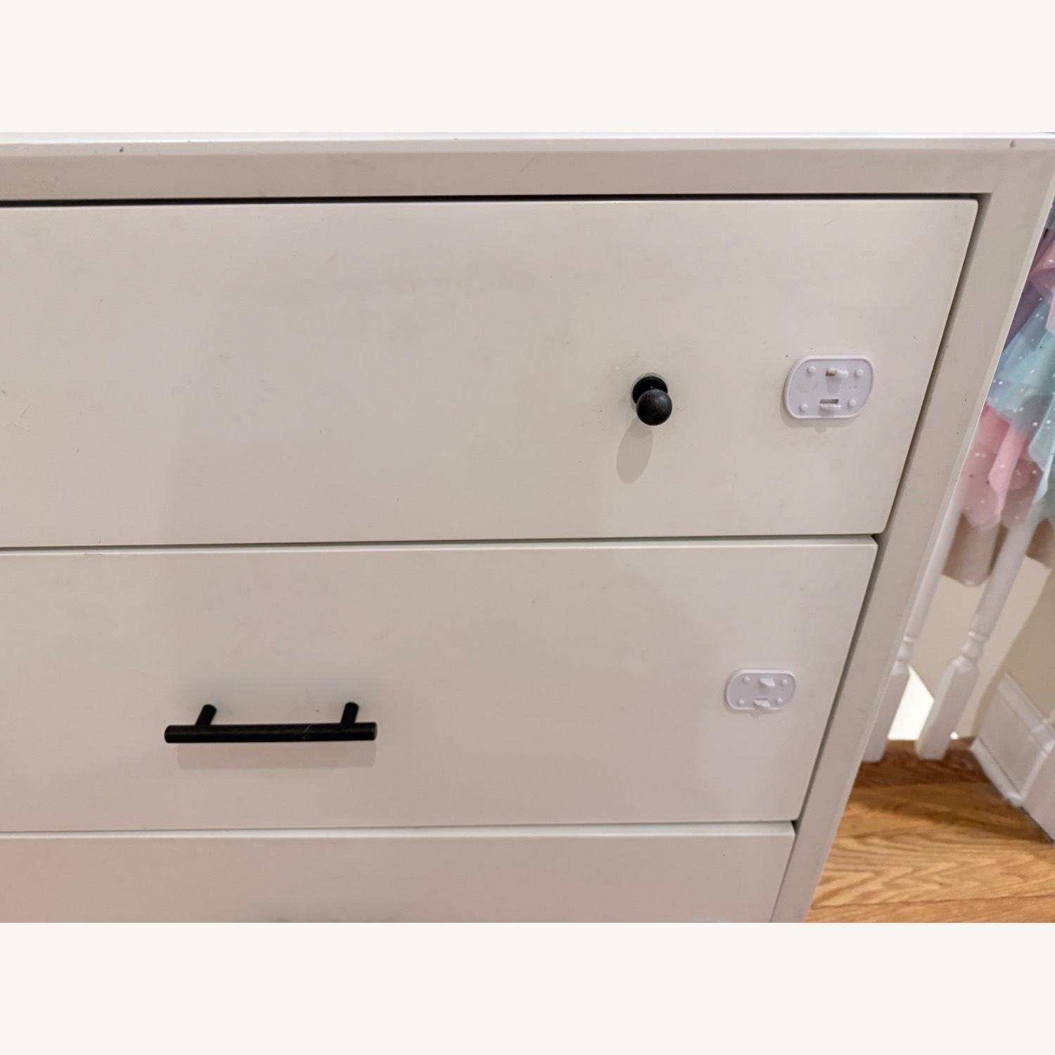 West Elm Kids White Wood Dresser - image-4