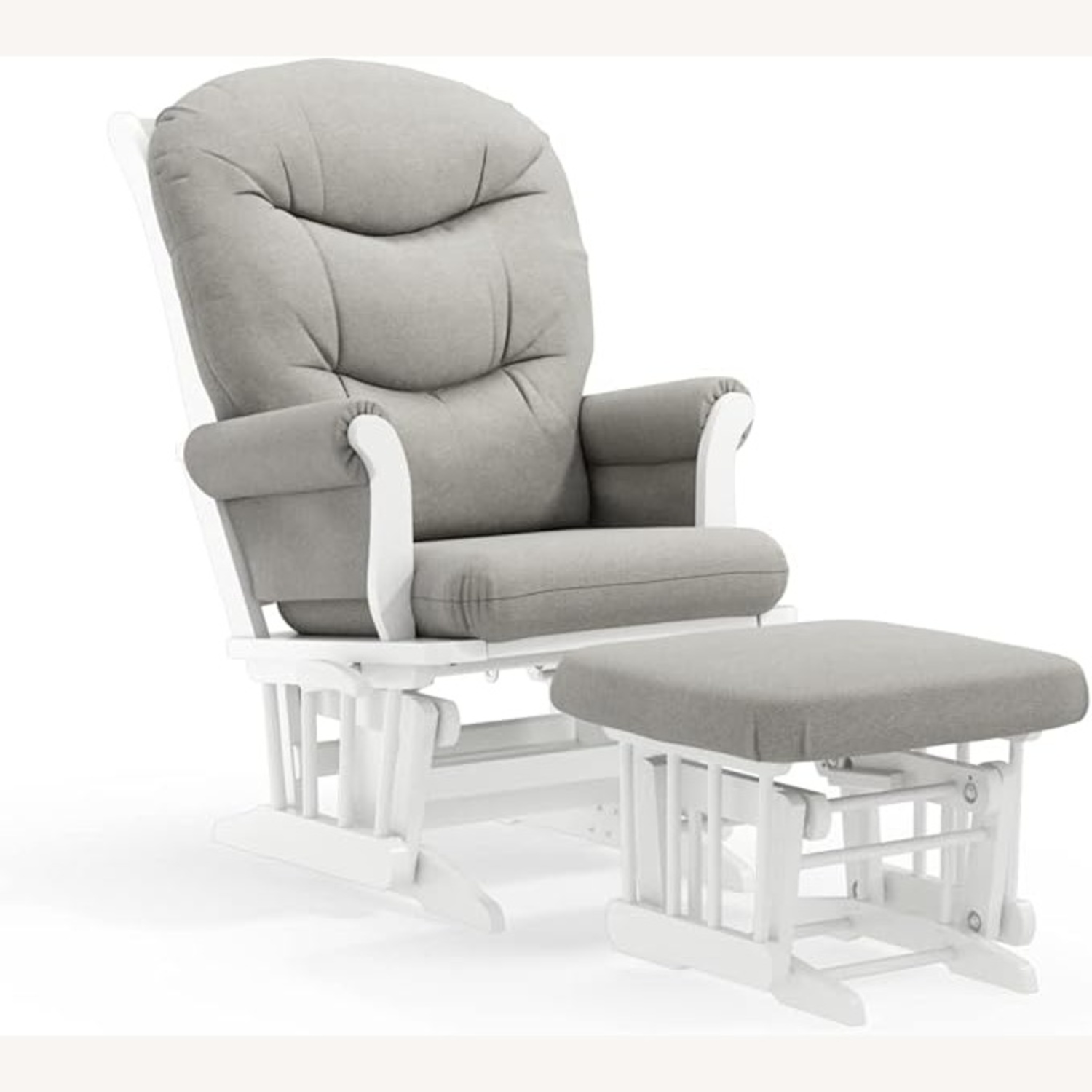 Dutailier Light Gray Fabric Nursing Chair - image-6