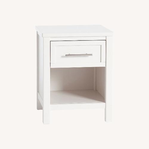 Used Pottery Barn Camden Nightstand (White) for sale on AptDeco