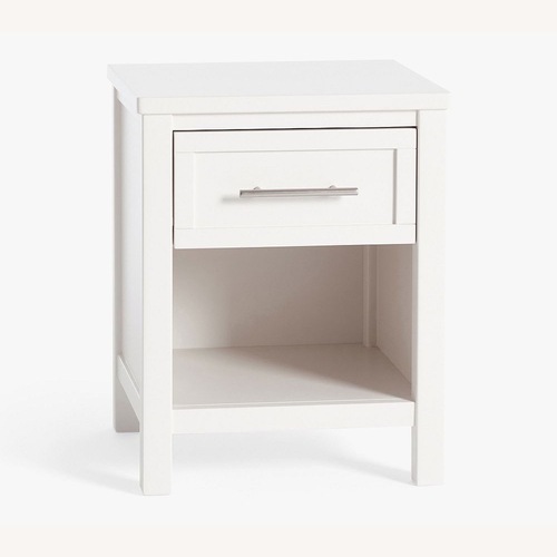 Used Pottery Barn Camden Nightstand (White) for sale on AptDeco