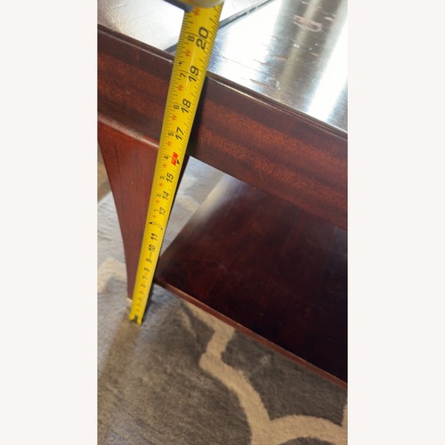 Used Z Gallerie Dark Brown Coffee Table for sale on AptDeco