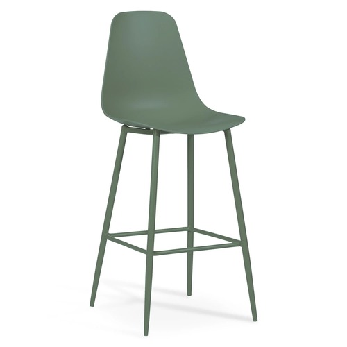 Used Article Svelti Green Metal Stool for sale on AptDeco