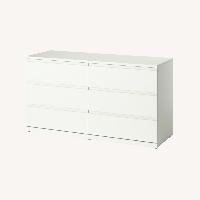 IKEA MALM White Wood Dresser
