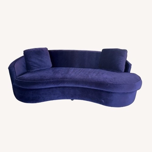 Used Bernhardt Purple Polyurethane 3+ Seater Sofa for sale on AptDeco