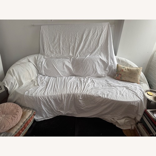 Used Bernhardt Purple Polyurethane 3+ Seater Sofa for sale on AptDeco