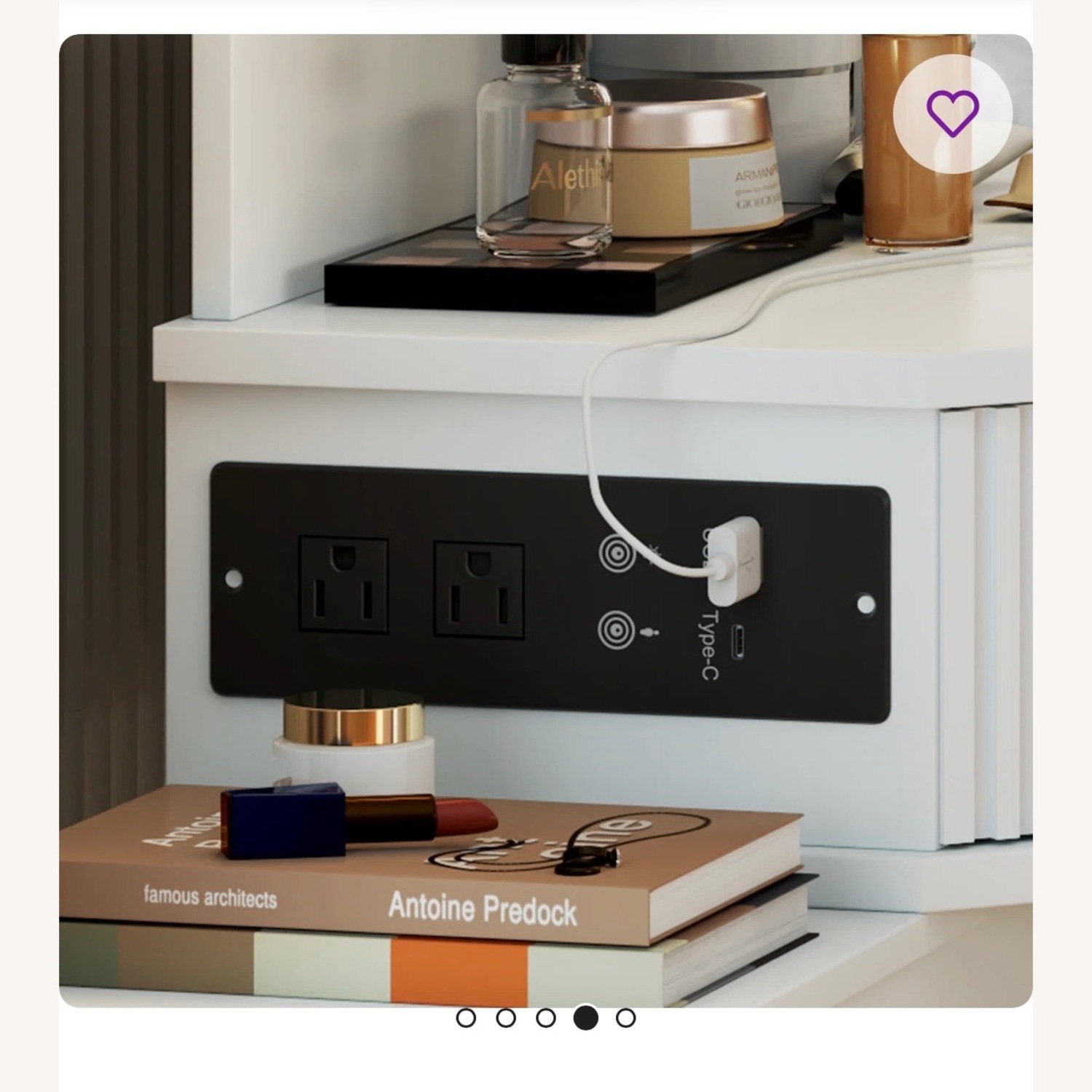 White Vanity with Lights  - image-9