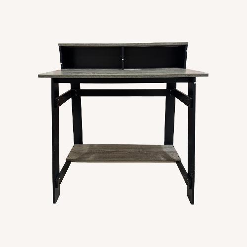 Used Black Wood Desk for sale on AptDeco