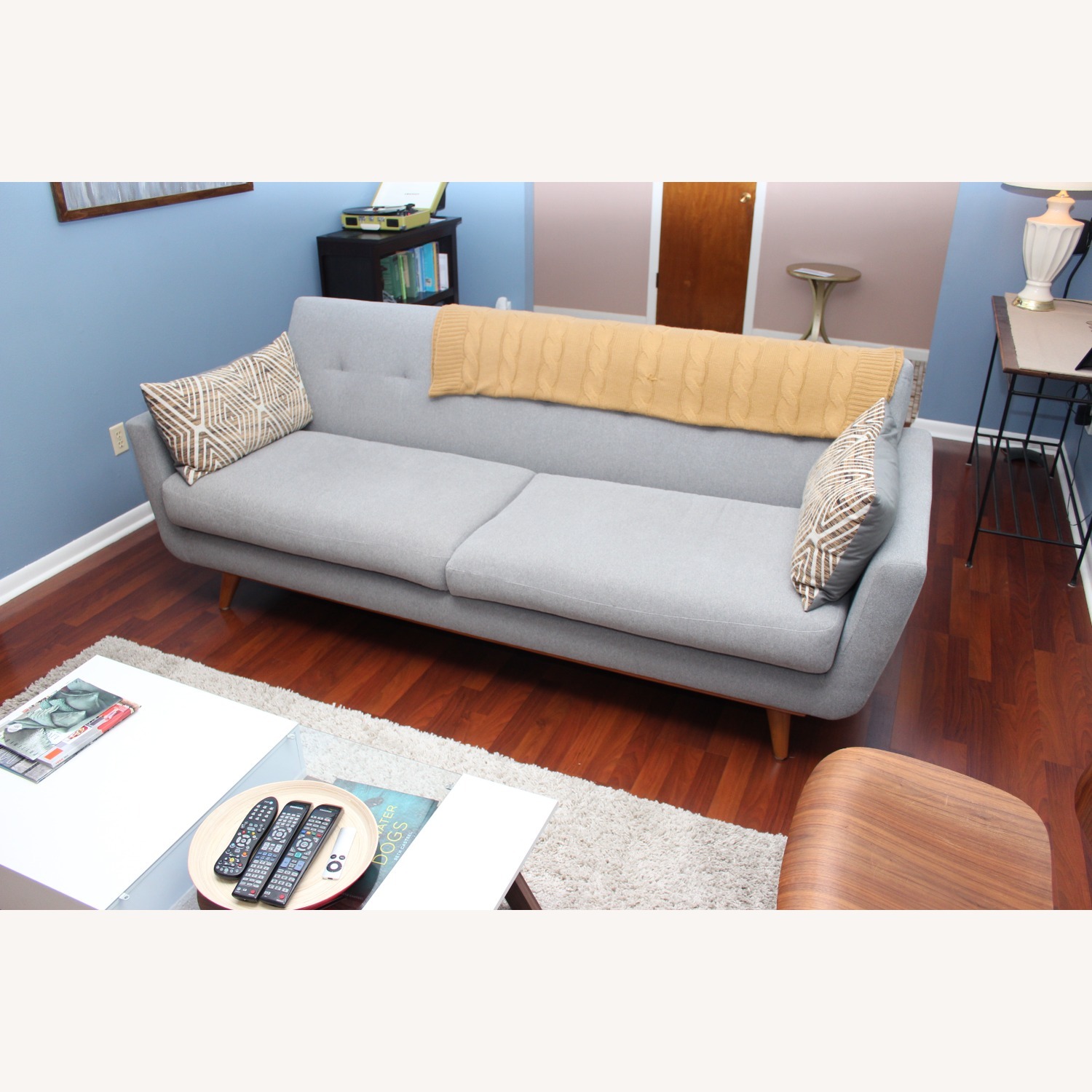 Thrive Furniture Nixon Light Gray Fabric 3+ Seater Sofa - image-6