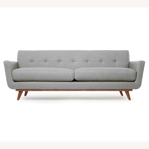 Used Thrive Furniture Nixon Light Gray Fabric 3+ Seater Sofa for sale on AptDeco