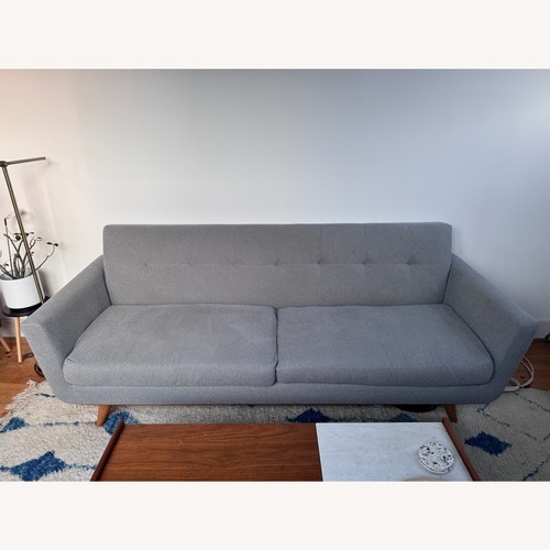 Used Thrive Furniture Nixon Light Gray Fabric 3+ Seater Sofa for sale on AptDeco