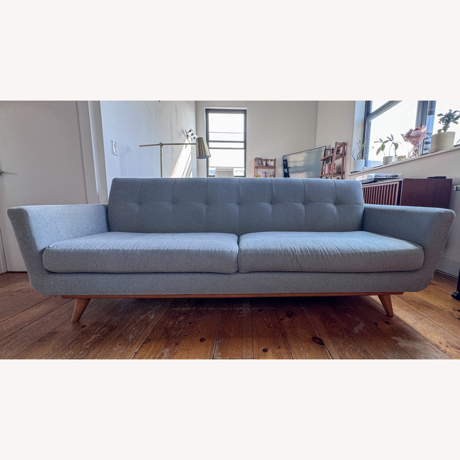 Thrive Furniture Nixon Light Gray Fabric 3+ Seater Sofa - image-3