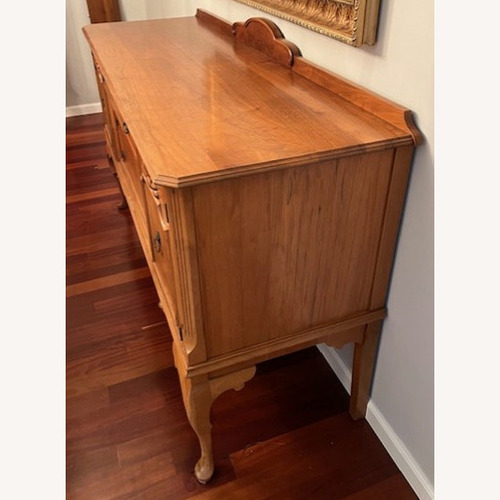 Used Antique Queen Anne Cherry Wood Buffet for sale on AptDeco