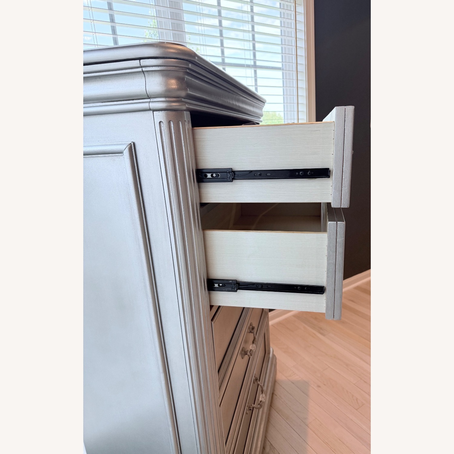 Ashley Furniture Brilanny Silver Wood Chest - image-5